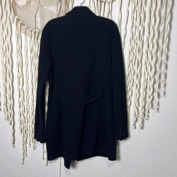 James Perse French Terry Trench Long Sleeve Jacket with Pockets Size 4/XL - Picture 10 of 14